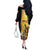 Papua New Guinea Off The Shoulder Long Sleeve Dress 50 Years Of Independence - Polynesian Pride