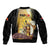 Papua New Guinea Sleeve Zip Bomber Jacket 50 Years Of Independence - Polynesian Pride