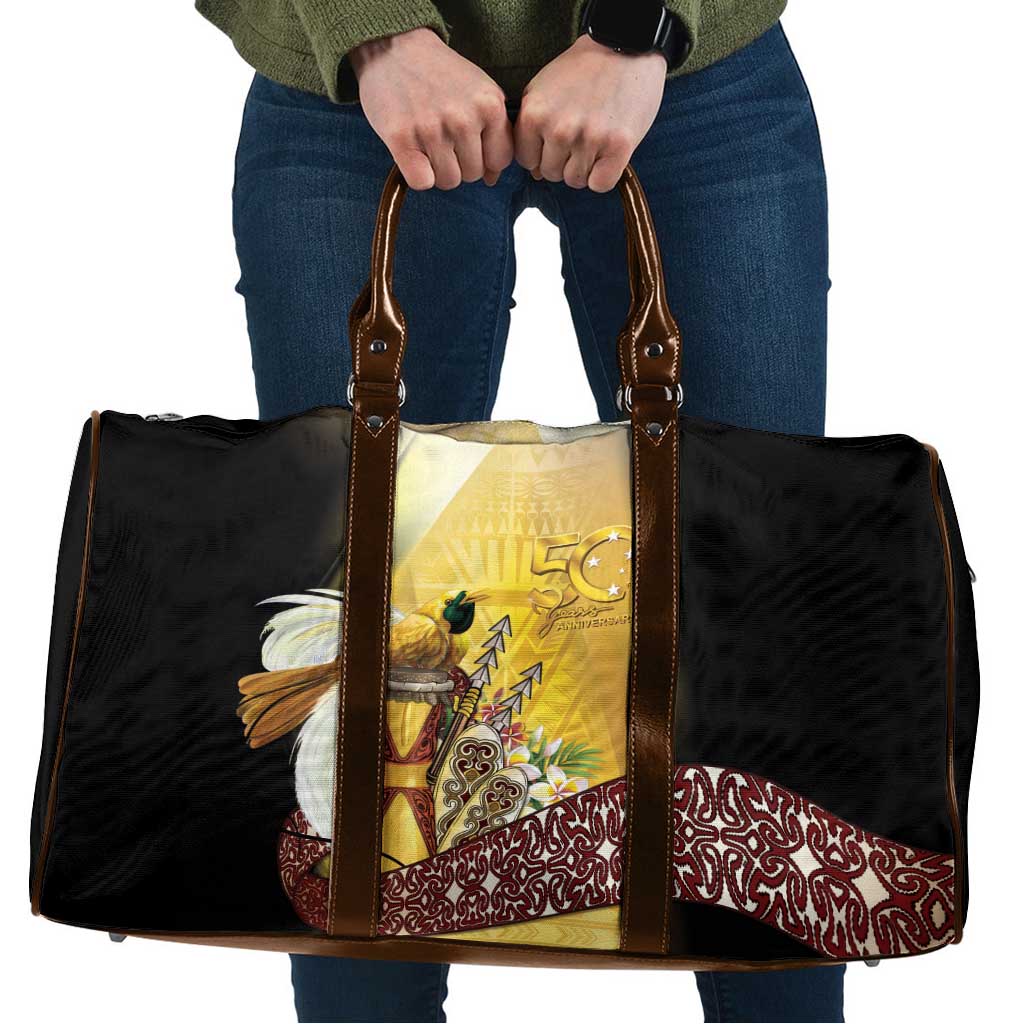 Papua New Guinea Travel Bag 50 Years Of Independence - Polynesian Pride