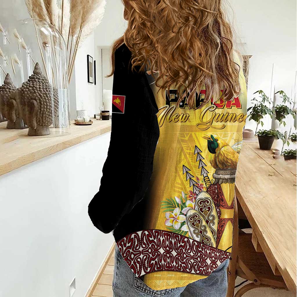 Papua New Guinea Women Casual Shirt 50 Years Of Independence - Polynesian Pride