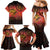 Papua New Guinea Family Matching Mermaid Dress and Hawaiian Shirt Birds Of Paradise With Aboriginal Pattern - Polynesian Pride