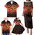 Papua New Guinea Family Matching Puletasi and Hawaiian Shirt Birds Of Paradise With Aboriginal Pattern - Polynesian Pride