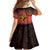 Papua New Guinea Family Matching Short Sleeve Bodycon Dress and Hawaiian Shirt Birds Of Paradise With Aboriginal Pattern - Polynesian Pride