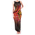 Papua New Guinea Family Matching Tank Maxi Dress and Hawaiian Shirt Birds Of Paradise With Aboriginal Pattern - Polynesian Pride