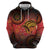 Papua New Guinea Hoodie Birds Of Paradise With Aboriginal Pattern - Polynesian Pride