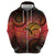 Papua New Guinea Hoodie Birds Of Paradise With Aboriginal Pattern - Polynesian Pride
