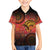 Papua New Guinea Kid Hawaiian Shirt Birds Of Paradise With Aboriginal Pattern - Polynesian Pride
