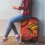 Papua New Guinea Luggage Cover Birds Of Paradise With Aboriginal Pattern - Polynesian Pride