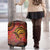 Papua New Guinea Luggage Cover Birds Of Paradise With Aboriginal Pattern - Polynesian Pride