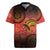 Papua New Guinea Rugby Jersey Birds Of Paradise With Aboriginal Pattern - Polynesian Pride