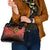 Papua New Guinea Shoulder Handbag Birds Of Paradise With Aboriginal Pattern - Polynesian Pride