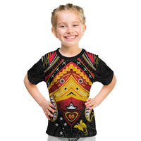 Papua New Guinea Independence Day Kid T Shirt Tribal Mask - Polynesian Pride
