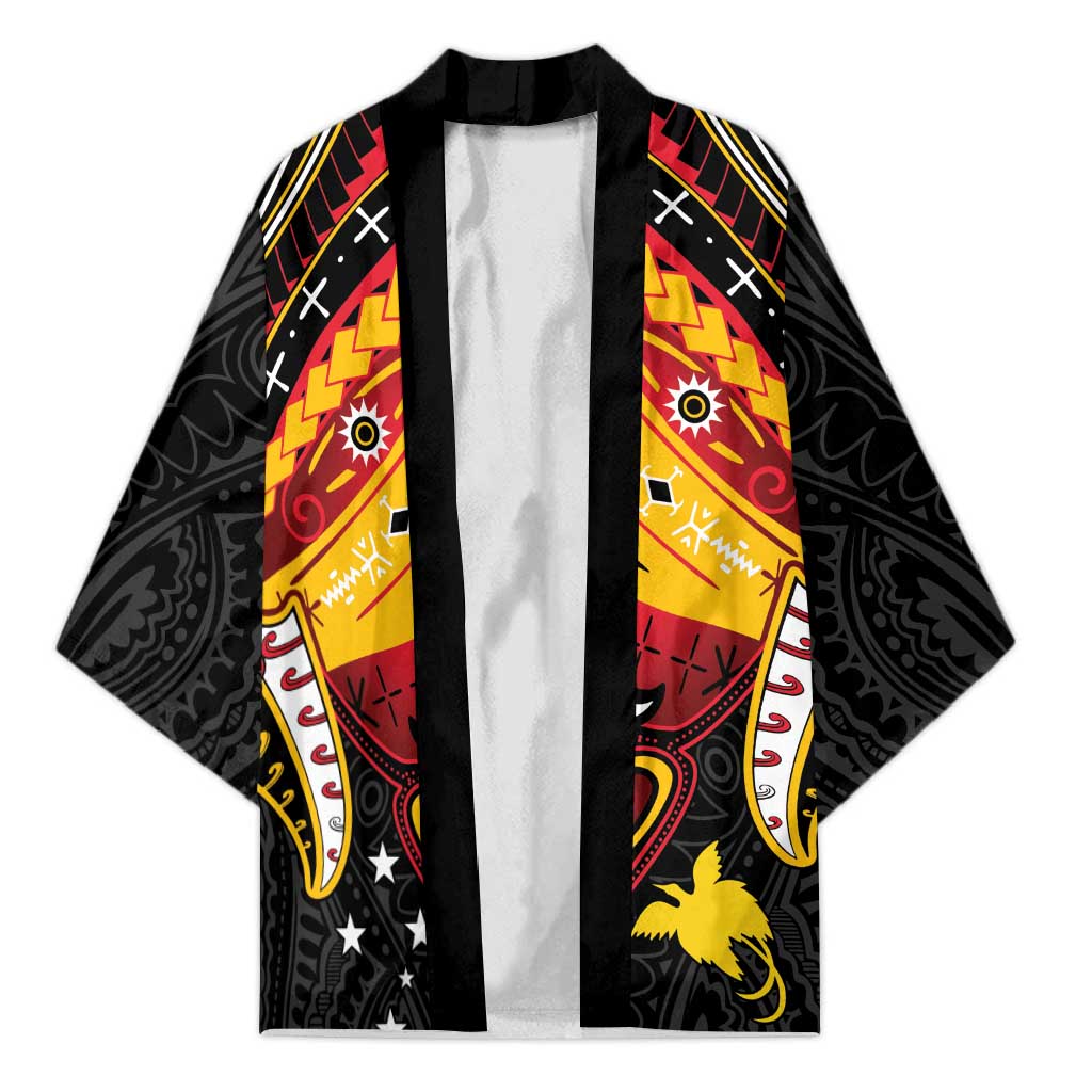 Papua New Guinea Independence Day Kimono Tribal Mask - Polynesian Pride