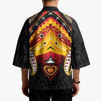 Papua New Guinea Independence Day Kimono Tribal Mask - Polynesian Pride