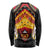 Papua New Guinea Independence Day Long Sleeve Shirt Tribal Mask - Polynesian Pride