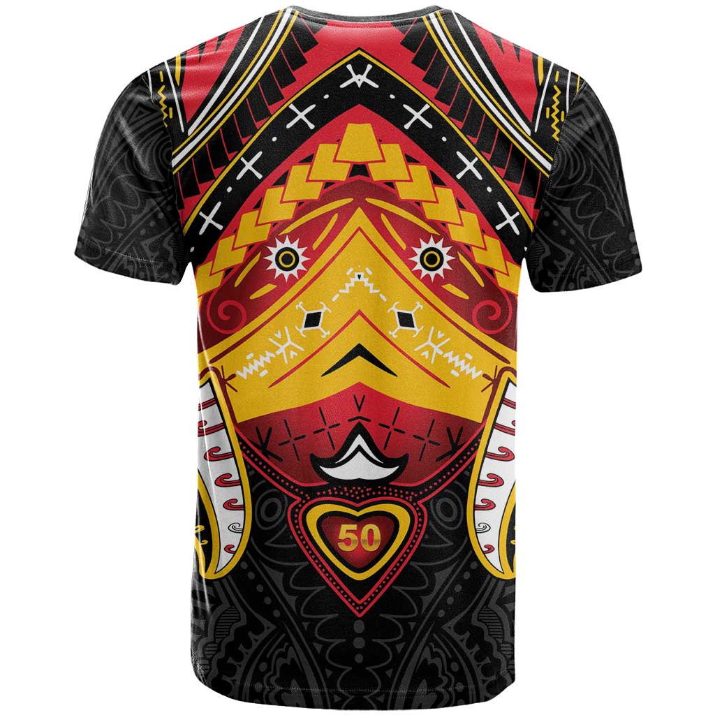 Papua New Guinea Independence Day T Shirt Tribal Mask - Polynesian Pride