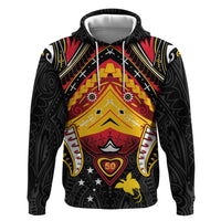 Papua New Guinea Independence Day Zip Hoodie Tribal Mask - Polynesian Pride