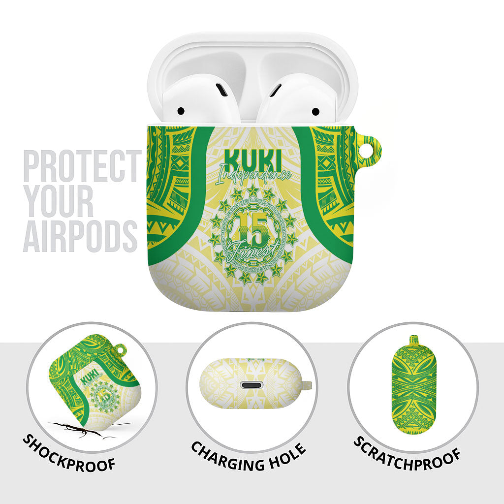 Kuki Independence 2026 AirPods Case Cook Islands 15 Finest White Version
