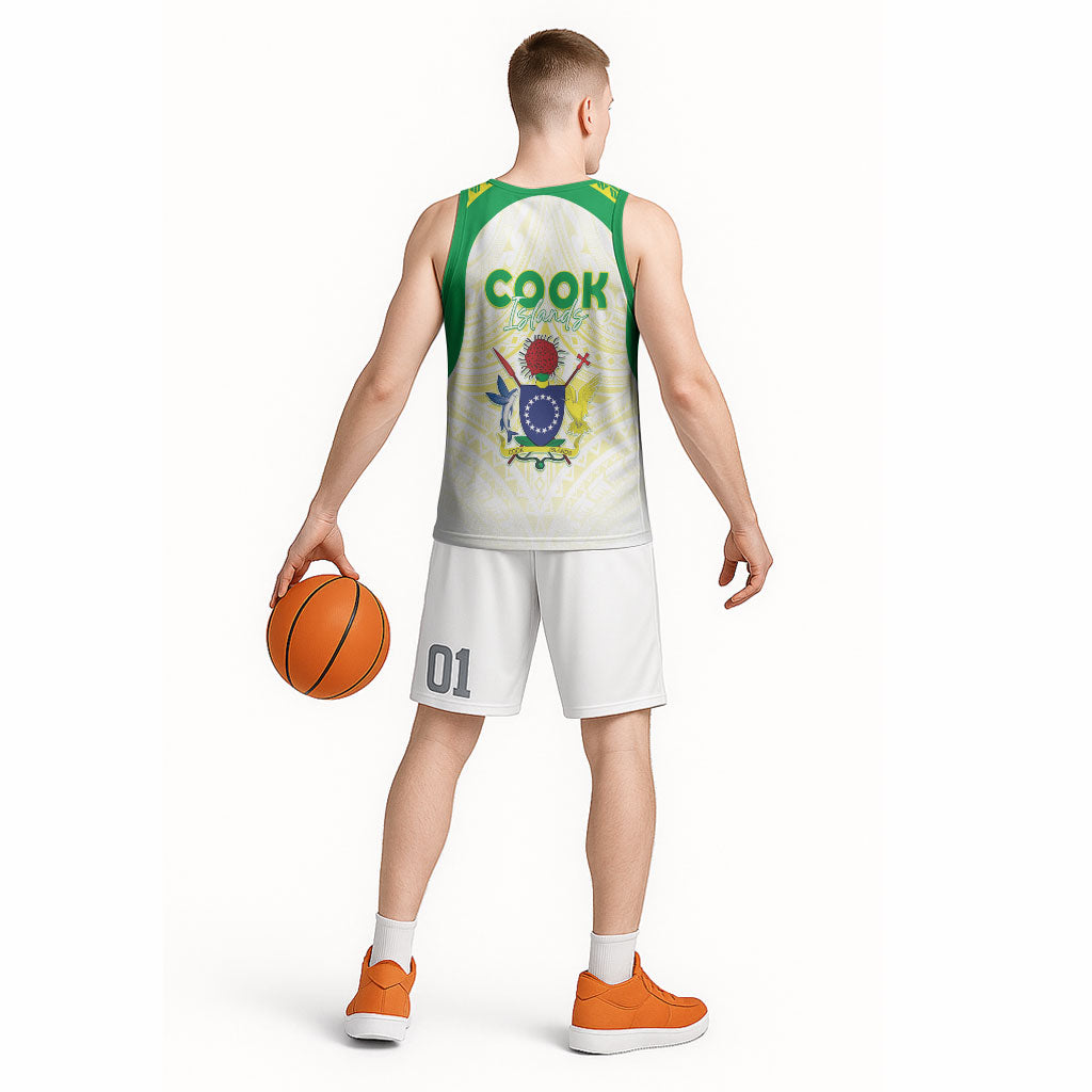 Kuki Independence 2026 Basketball Jersey Cook Islands 15 Finest White Version