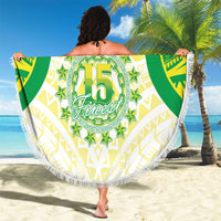 Kuki Independence 2026 Beach Blanket Cook Islands 15 Finest White Version