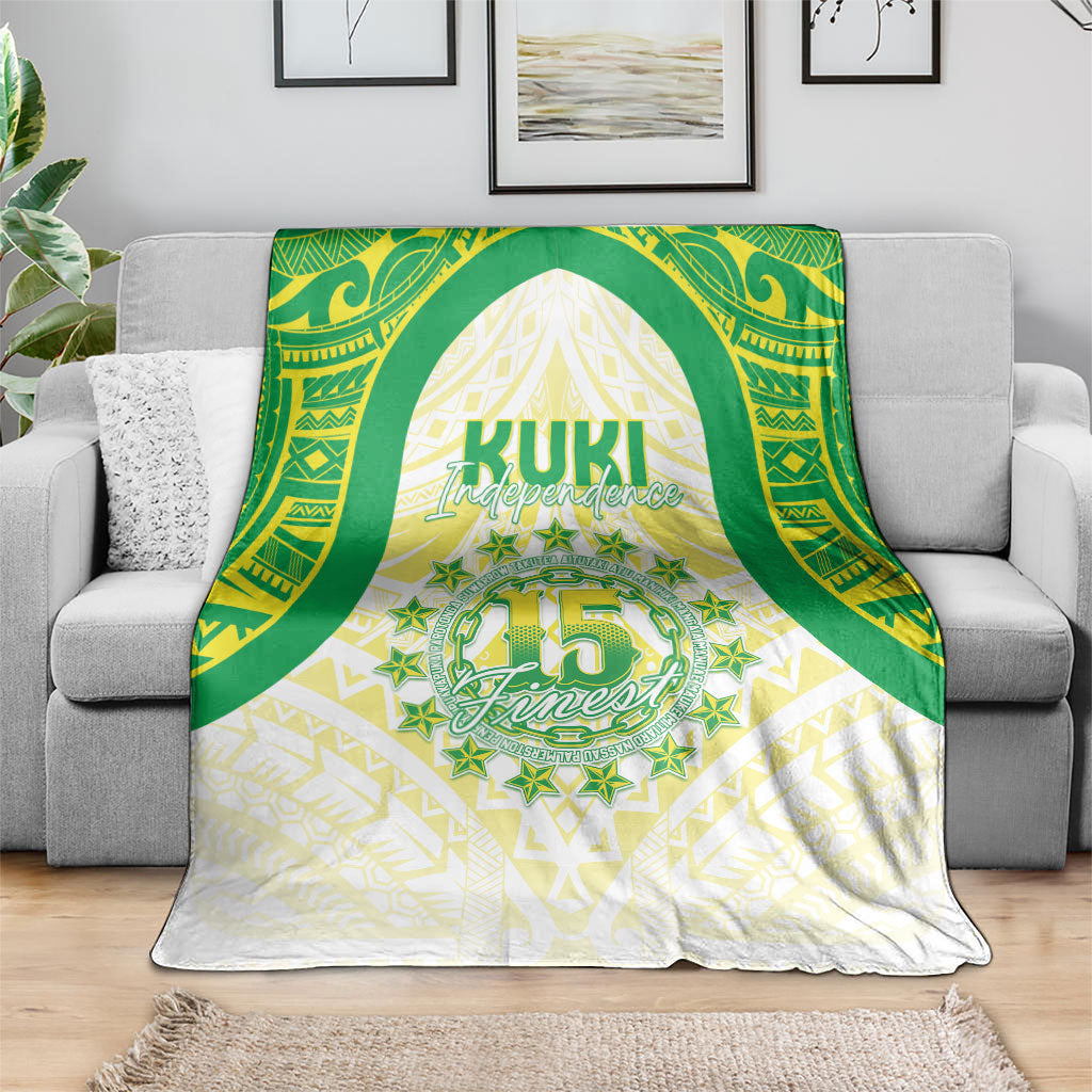 Kuki Independence 2026 Blanket Cook Islands 15 Finest White Version