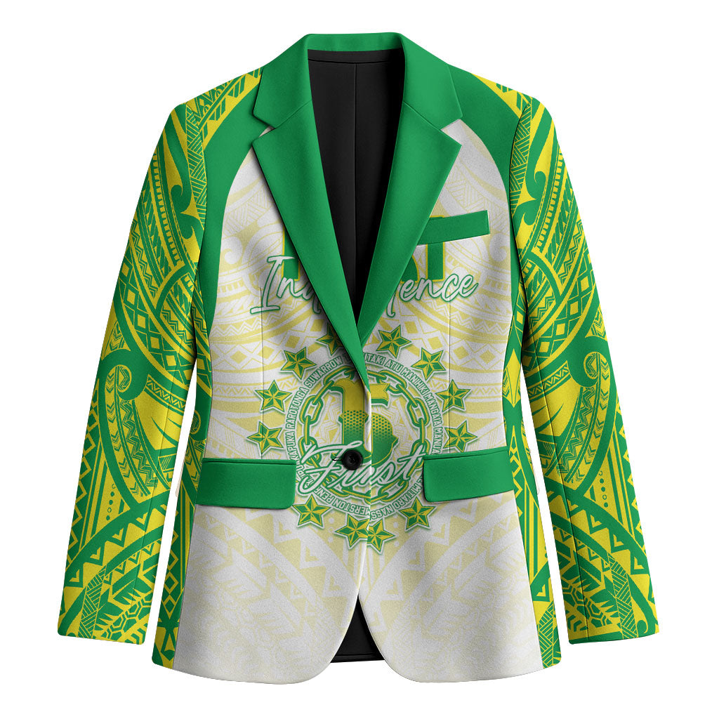 Kuki Independence 2026 Blazer Cook Islands 15 Finest White Version