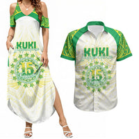 Kuki Independence 2026 Couples Matching Summer Maxi Dress and Hawaiian Shirt Cook Islands 15 Finest White Version