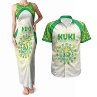 Kuki Independence 2026 Couples Matching Tank Maxi Dress and Hawaiian Shirt Cook Islands 15 Finest White Version