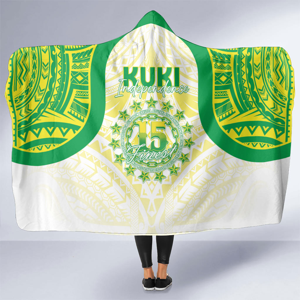 Kuki Independence 2026 Hooded Blanket Cook Islands 15 Finest White Version