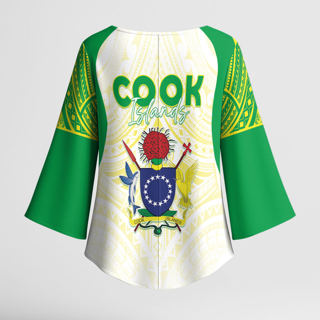 Kuki Independence 2026 Kimono Sleeve Blouse Cook Islands 15 Finest White Version