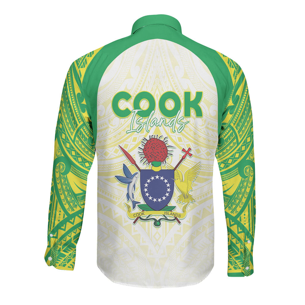 Kuki Independence 2026 Long Sleeve Button Shirt Cook Islands 15 Finest White Version