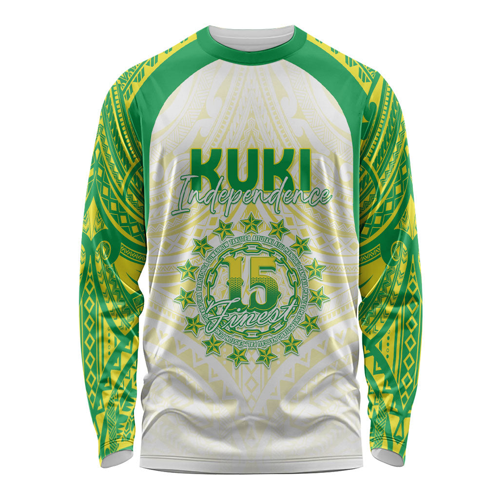 Kuki Independence 2026 Long Sleeve Shirt Cook Islands 15 Finest White Version