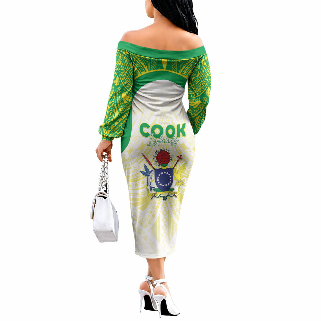 Kuki Independence 2026 Off The Shoulder Long Sleeve Dress Cook Islands 15 Finest White Version