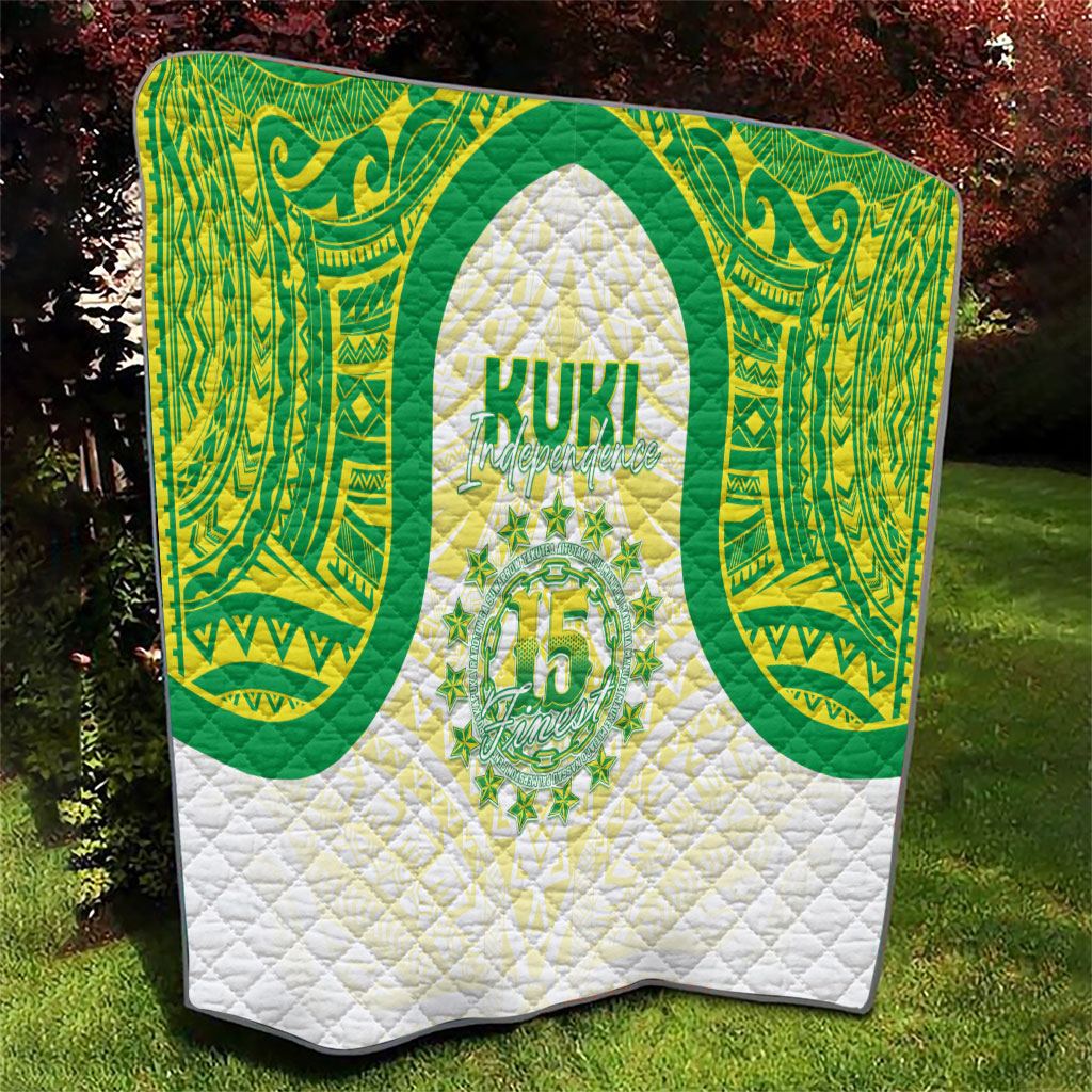 Kuki Independence 2026 Quilt Cook Islands 15 Finest White Version