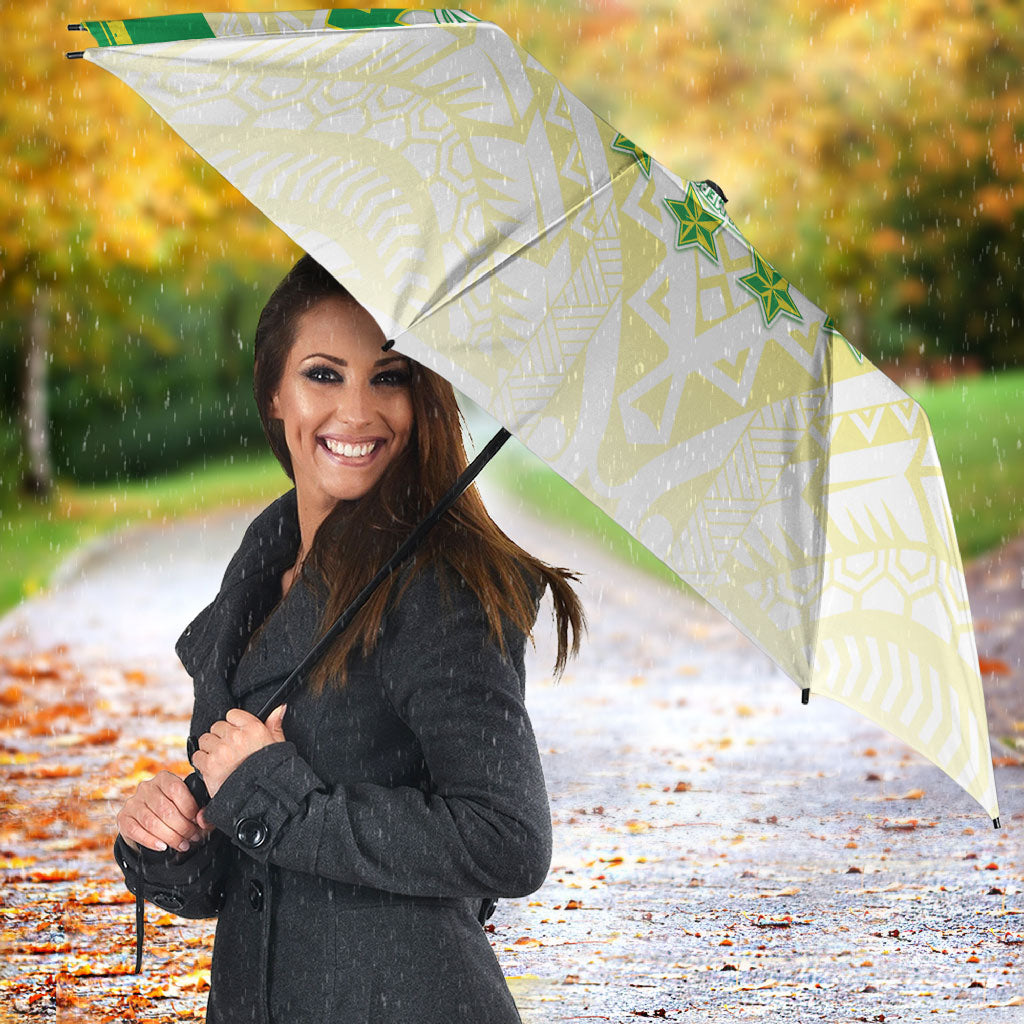 Kuki Independence 2026 Umbrella Cook Islands 15 Finest White Version