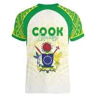 Kuki Independence 2026 Women V-Neck T-Shirt Cook Islands 15 Finest White Version