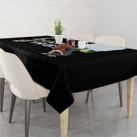 Hawaii Statehood Day Tablecloth Kakau Pattern With Maile Pikake Honohono Lei