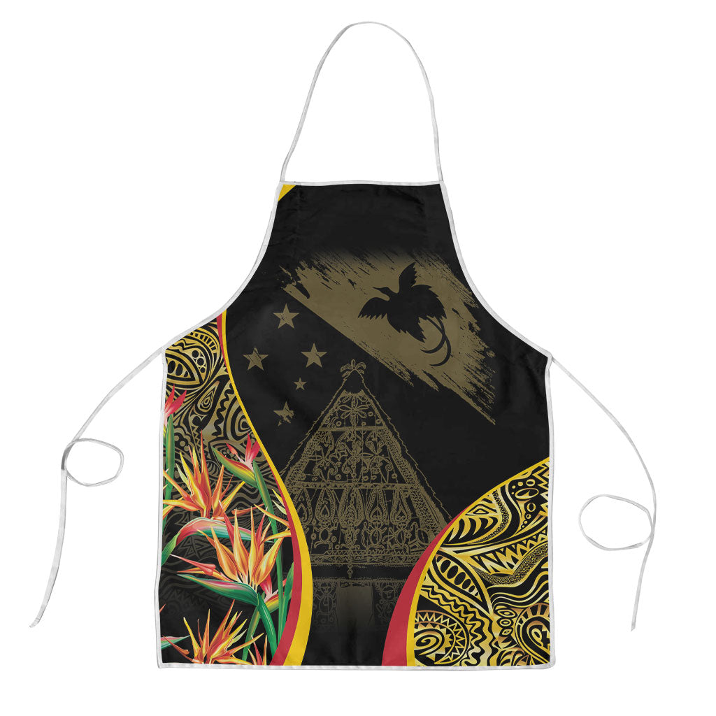 Papua New Guinea Hapi De Bilong Indipendens Apron Special Style LT05 Black - Polynesian Pride
