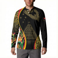 Papua New Guinea Hapi De Bilong Indipendens Button Sweatshirt Special Style
