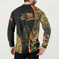 Papua New Guinea Hapi De Bilong Indipendens Button Sweatshirt Special Style