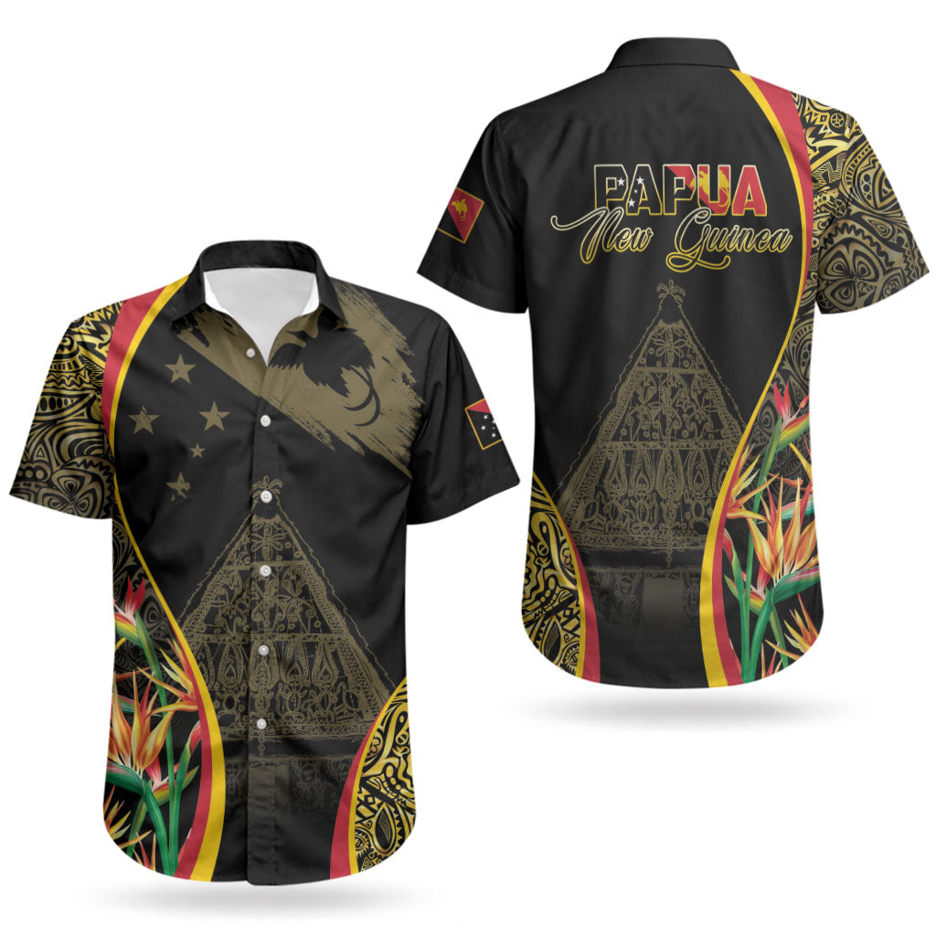 Papua New Guinea Hapi De Bilong Indipendens Couples Matching Off Shoulder Short Dress and Hawaiian Shirt Special Style