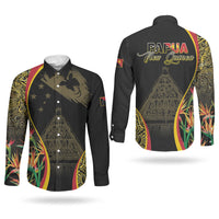 Papua New Guinea Hapi De Bilong Indipendens Couples Matching Puletasi and Long Sleeve Button Shirt Special Style