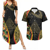 Papua New Guinea Hapi De Bilong Indipendens Couples Matching Summer Maxi Dress and Hawaiian Shirt Special Style