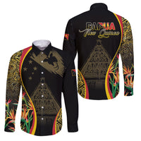 Papua New Guinea Hapi De Bilong Indipendens Family Matching Off The Shoulder Long Sleeve Dress and Hawaiian Shirt Special Style
