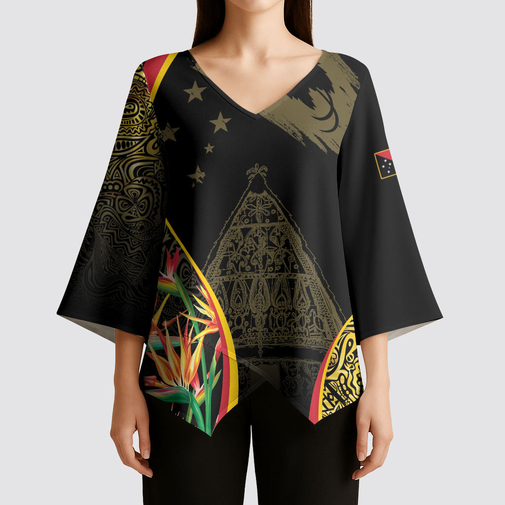 Papua New Guinea Hapi De Bilong Indipendens Kimono Sleeve Blouse Special Style