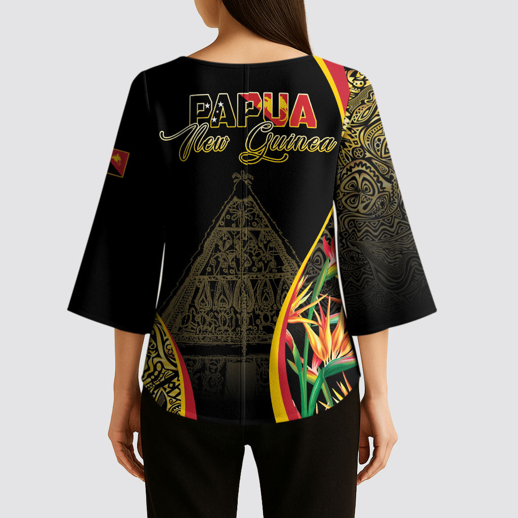 Papua New Guinea Hapi De Bilong Indipendens Kimono Sleeve Blouse Special Style