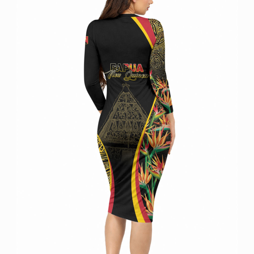 Papua New Guinea Hapi De Bilong Indipendens Long Sleeve Bodycon Dress Special Style