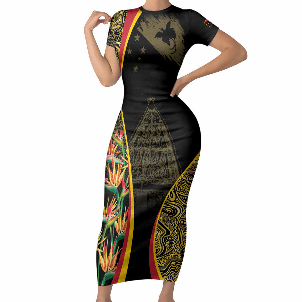 Papua New Guinea Hapi De Bilong Indipendens Short Sleeve Bodycon Dress Special Style