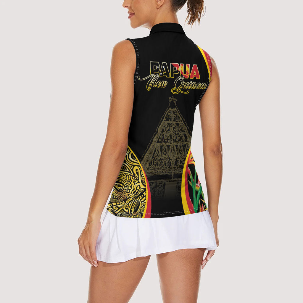 Papua New Guinea Hapi De Bilong Indipendens Women Sleeveless Polo Shirt Special Style