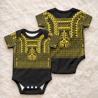Philippines Filipinos Baby Onesie Igorot Tribal Pattern Black LT05 - Polynesian Pride